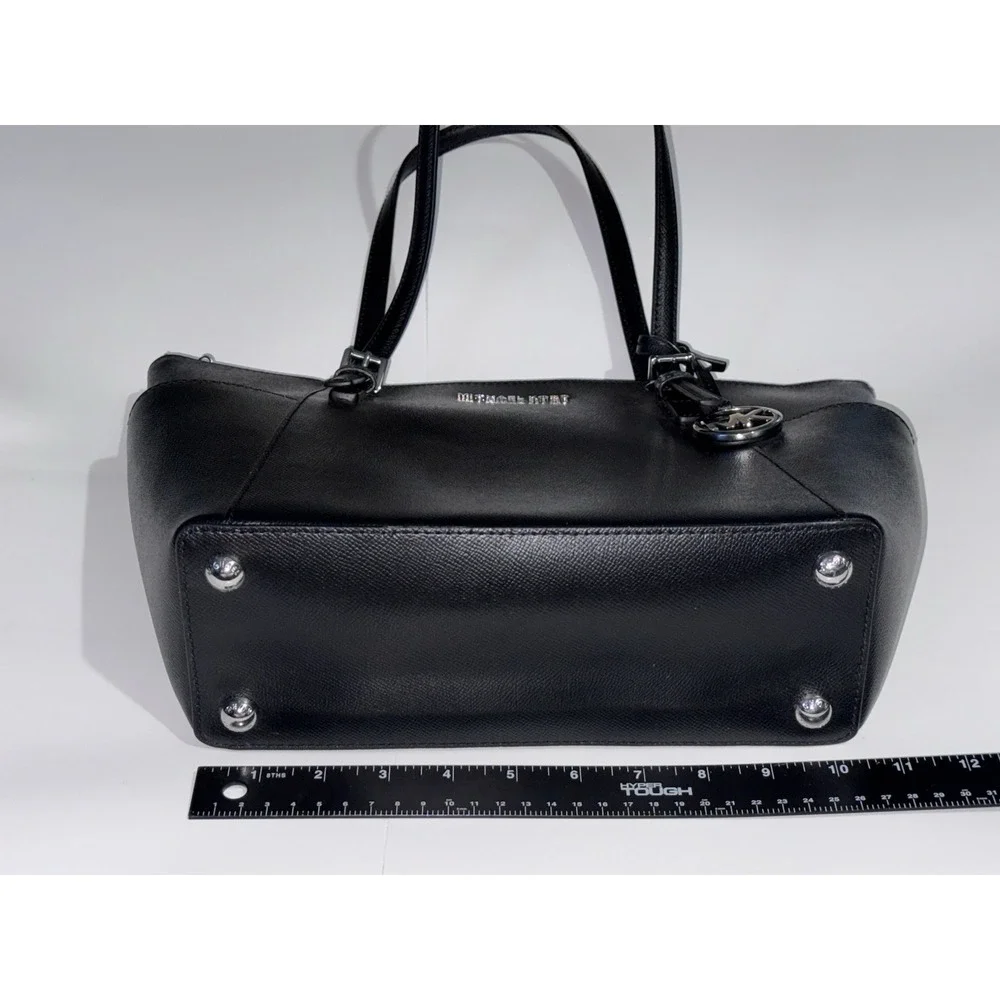 Michael Kors  Jet Set East West Top Zip Tote Black Purse MK Bag